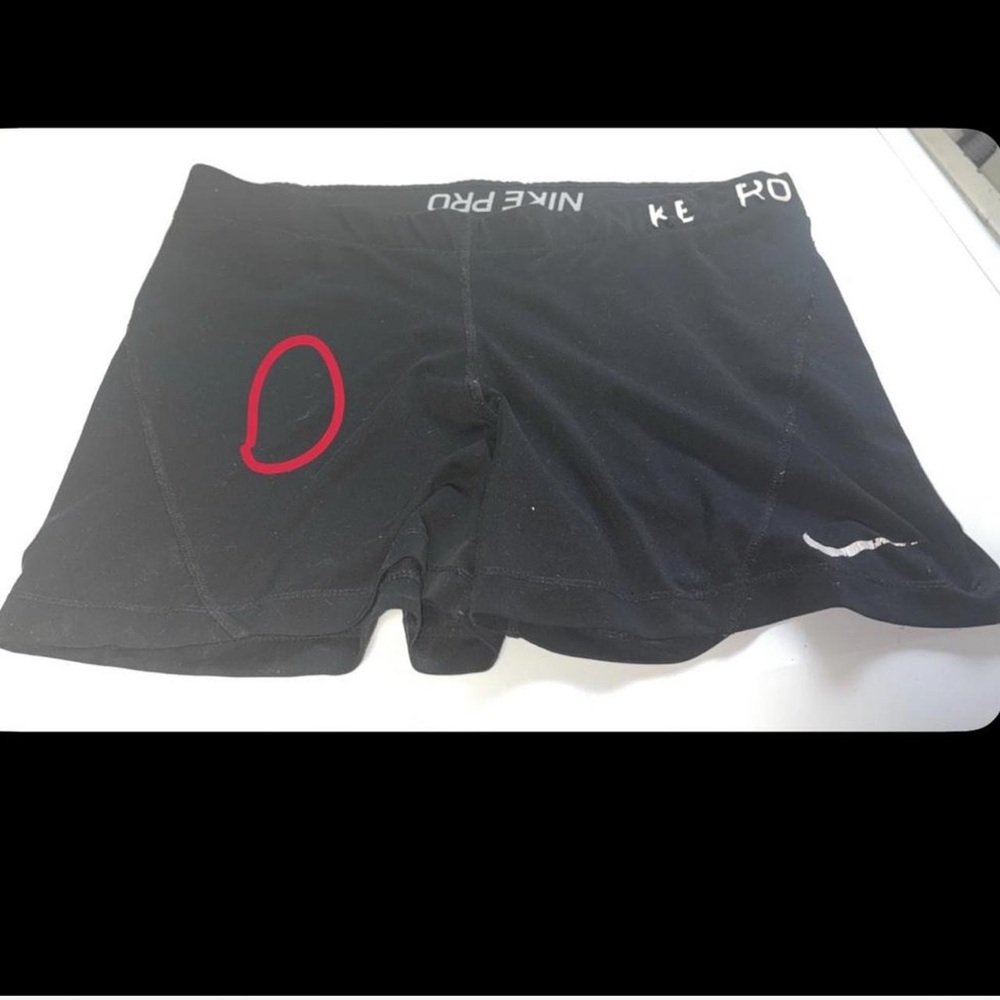 Nike black pro shorts